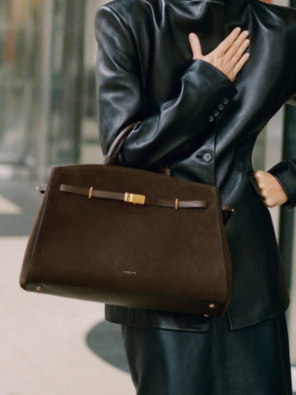 Demellier The Hudson Suede Tote - Picture 14 of 14